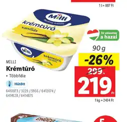 Lidl Milli Krémtúr ajánlat