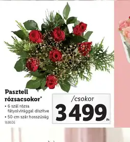 Lidl Pasztell rzsacsokor ajánlat