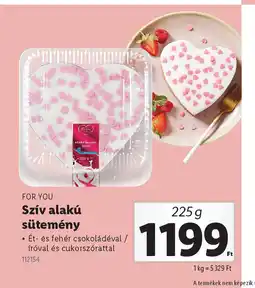 Lidl Szív alakú sütemény ajánlat