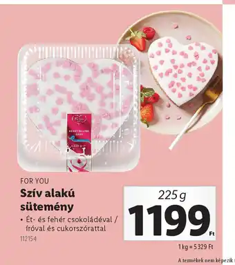 Lidl Szív alakú sütemény ajánlat