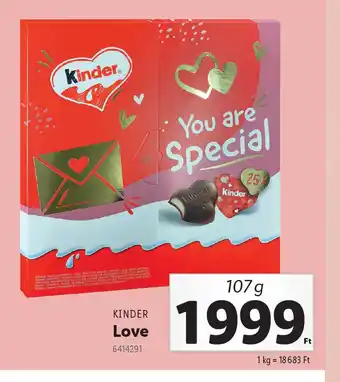 Lidl Kinder Love ajánlat