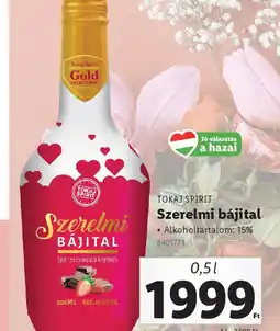 Lidl Tokaji Spirituzus Szerelmi Bájitál ajánlat