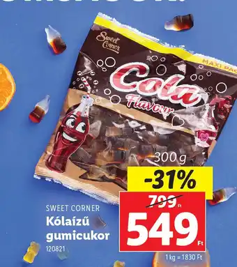 Lidl Sweet Corner Kolaízű gumi cukor ajánlat