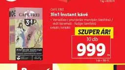 Lidl Cafe Frei 3in1 instant kávé ajánlat