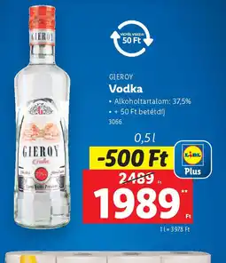 Lidl Gyerőfy Vodka ajánlat