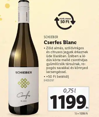 Lidl Schieber Csferfes Blanc ajánlat