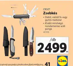 Lidl Crevit Zsebkések ajánlat