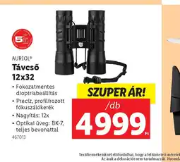 Lidl Auriol Távcső 12x32 ajánlat