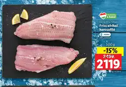 Lidl Friss afrikai harcsafilé ajánlat