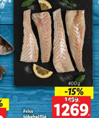 Lidl Friss tőkehalfilé ajánlat