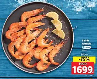 Lidl Fehér garnéla ajánlat