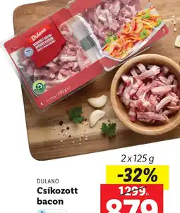 Lidl Dulano Csíkozott Bacon ajánlat