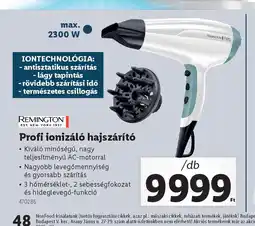 Lidl Remington Profi Ionizál Hajszárít ajánlat