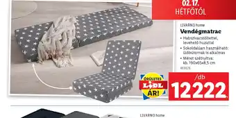 Lidl Livarno Home Vendégmatrac ajánlat