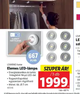 Lidl Elemes LED-lámpa ajánlat