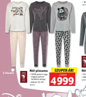 Lidl Női pizsama ajánlat