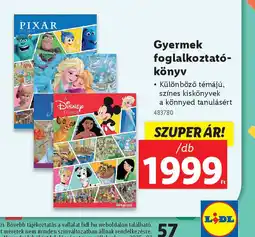 Lidl Gyerek foglalkoztat-könyv ajánlat