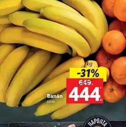 Lidl Banán ajánlat