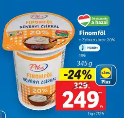 Lidl Pilos Finomföl Növényi Zsírral ajánlat