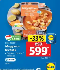 Lidl Chef Select Magyaros Levesek ajánlat