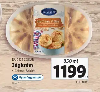 Lidl Duc de Coeur Jégkrém ajánlat