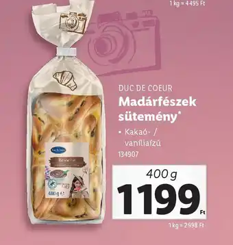 Lidl GOURC DE COEUR Madár fészek sütemény ajánlat