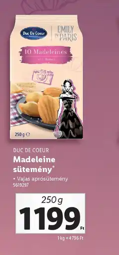 Lidl Duc de Coeur Madelaine sütemény ajánlat