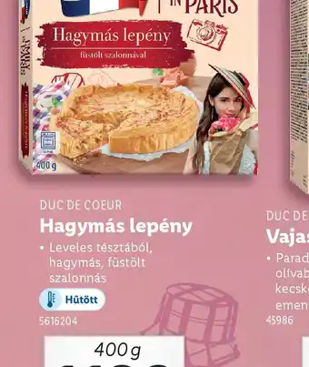 Lidl Duc De Coeur Hagymás Lepény ajánlat