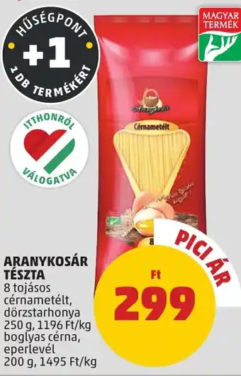 PENNY Aranykosár tészta ajánlat