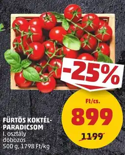 PENNY Fürtös koktél-paradicsom ajánlat