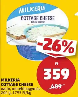 PENNY Milkeria cottage cheese ajánlat