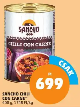 PENNY Sancho chili con carne ajánlat