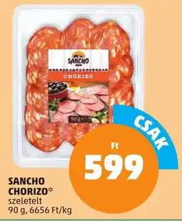 PENNY Sancho chorizo ajánlat