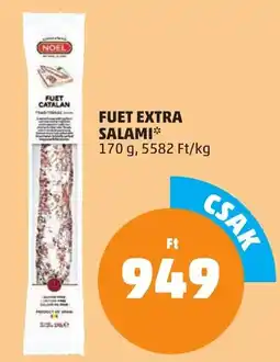 PENNY Fuet Extra Salami ajánlat