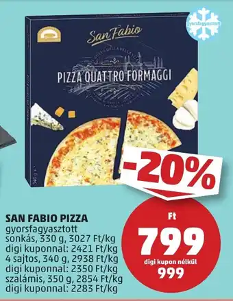 PENNY San Fabio pizza ajánlat