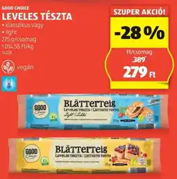 ALDI Good Choice Leveles tészta ajánlat