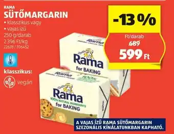 ALDI Rama sütőmargarin ajánlat