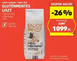 ALDI Happy Harvest / Enjoy Free gluténmentes liszt ajánlat