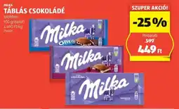 ALDI Milka táblás csokoládé ajánlat