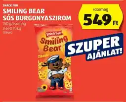 ALDI Snack Fun Smiling bear sós burgonyaszirom ajánlat