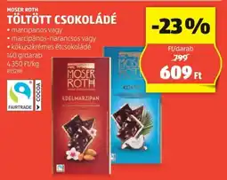 ALDI Moser Roth töltött csokoládé ajánlat