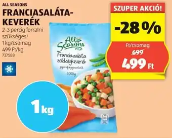 ALDI All Seasons franciasaláta-keverék ajánlat