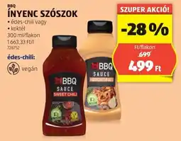 ALDI BBQ ínyenc szószok ajánlat