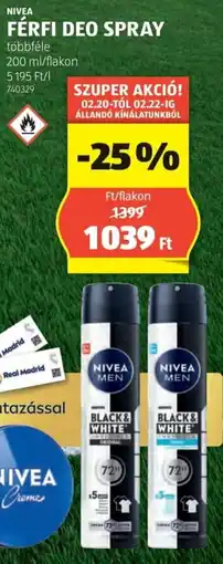 ALDI Nivea Férfi Deo spray ajánlat