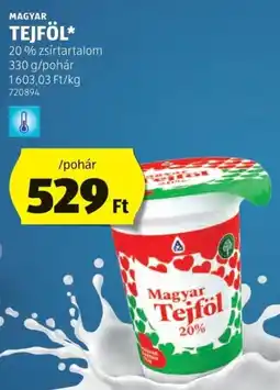 ALDI Magyar tejföl ajánlat