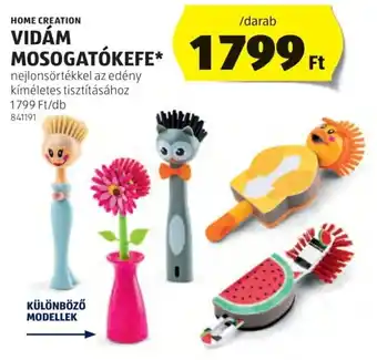 ALDI Home Creation Vidám mosogatókefe ajánlat