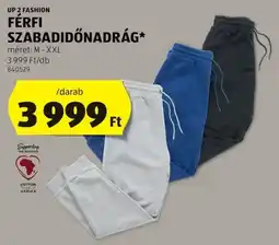 ALDI Up 2 Fashion férfi szabadidőnadrág ajánlat