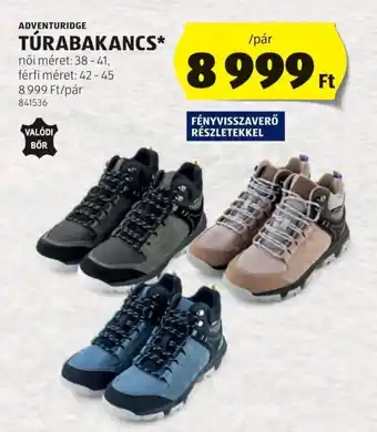 ALDI Adventuridge túrabakancs ajánlat