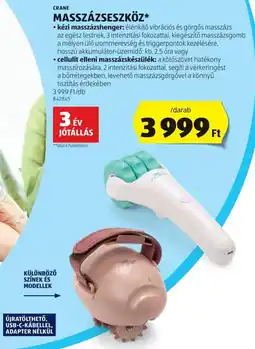 ALDI Crane masszázseszköz ajánlat