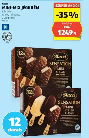 ALDI Mucci Mini-mix jégkrém ajánlat